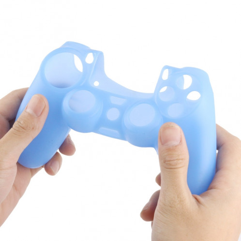 Étui flexible en silicone pour Sony PS4 Game Controller (bleu) S0001BE-05