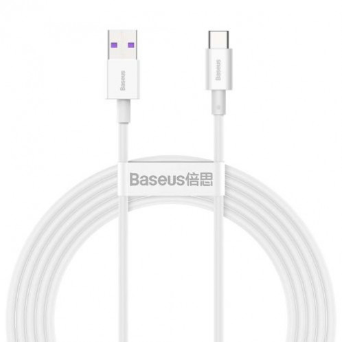 Baseus Type-C Superior series fast charging data cable 66W (11V/6A) 2m White (CATYS-A02) DA245356-016