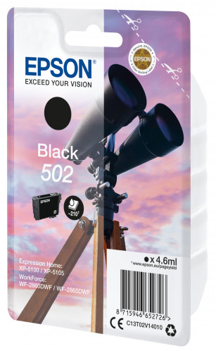 Epson noir 502 T 02V1 369091-00