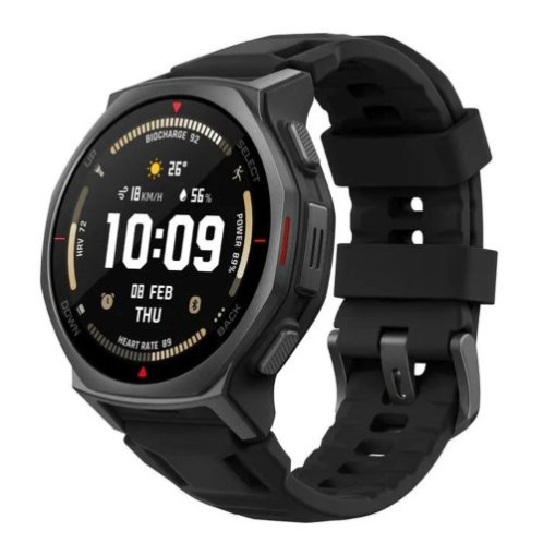 Amazfit T-Rex 3 Pro NFC, 44mm with Silicone Strap, Tactical Black EU W2548GL5N DM25900506-01