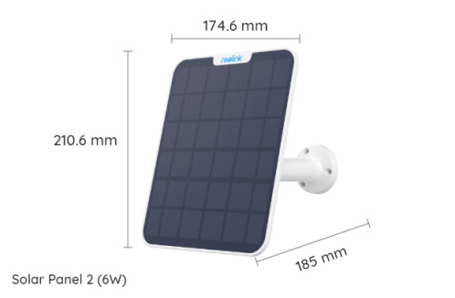 Reolink Panneau solaire 2-W 6W 161543-03