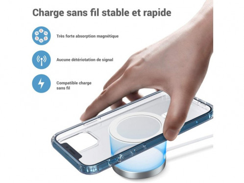 Coque de protection magnétique Transparente pour iPhone 12 Pro Max IPXGEN0029-04