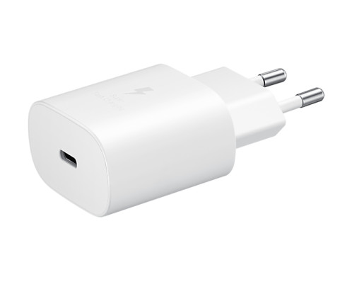 Samsung EP-TA800NWEGEU Adaptateur Secteur USB Type C 25W, Blanc (Emballage Original) 973338-05