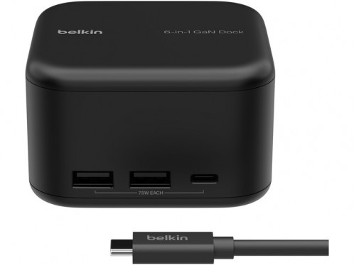 Station d'accueil USB-C 6 ports 130 W Belkin Connect AMPBLK0080-04