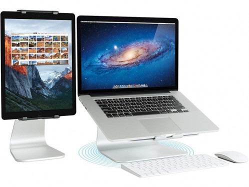 Rain Design mStand 360 Silver Support rotatif pour MacBook et MacBook Pro MBPRDN0006-02
