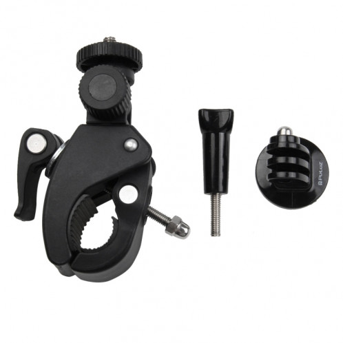 PULUZ Support de guidon de vélo de moto avec trépied et vis pour GoPro HERO5 / 4/3 + / 3/2/1 (Noir) SP177B8-06