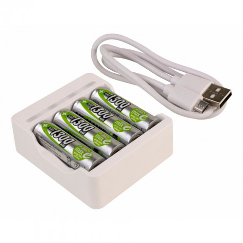 Ansmann chargeur Basic IV incl. 4 x AA 1300mAh batt.1001-0120-01 676944-06