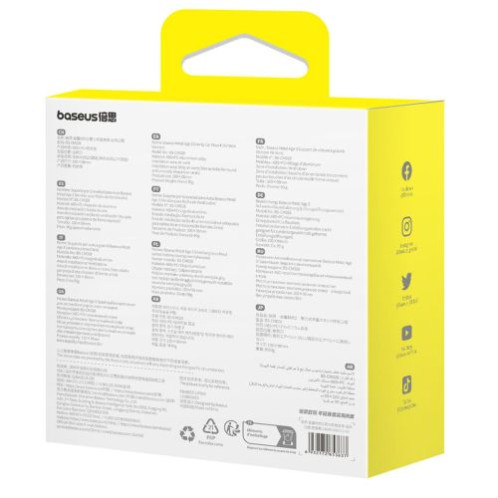 Baseus Car Mount Metal Age III Gravity (Air Vent Version) Black (C40467600111-01) DA676438-02