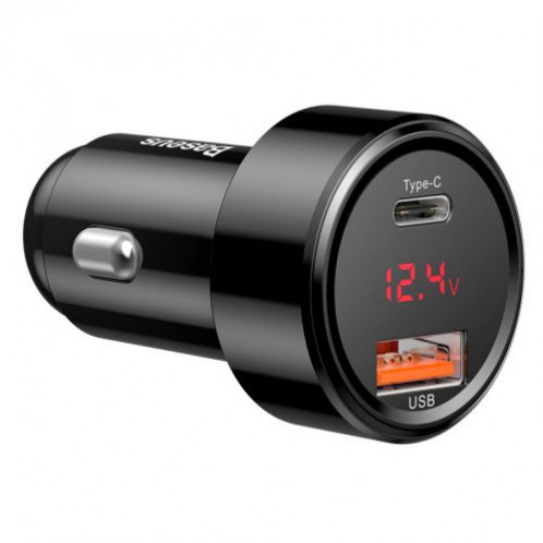 Baseus Car Charger Magic Series PPS digital display (Type-C PD+Intelligent QC) 45W Black CCMLC20C-01 DA817819-08
