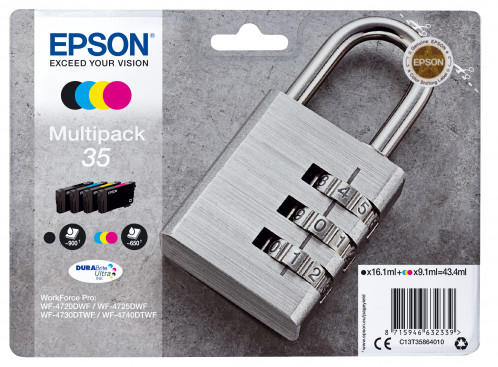 Epson DURABrite Ultra Multipack (4 couleurs) 35 T 3586 285861-03