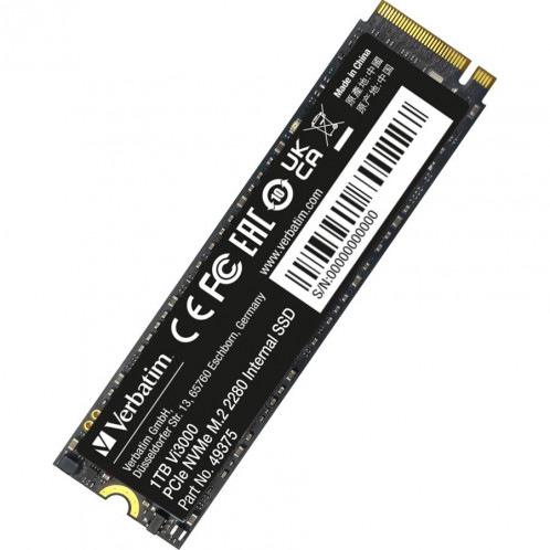 Verbatim Vi3000 M.2 SSD 1TB PCIe NVMe 49375 793123-02