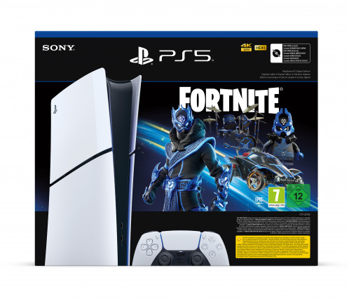 Sony Playstation 5 Slim Digital Fortnite Cobalt Star Bundle 120432-05