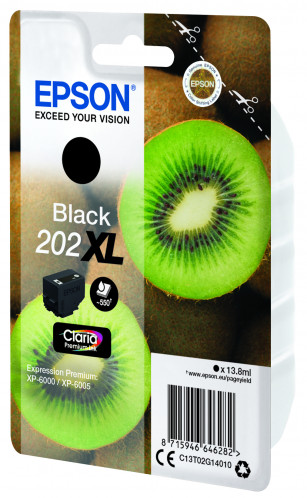 Epson noir Claria Premium 202 XL T 02G1 322674-00