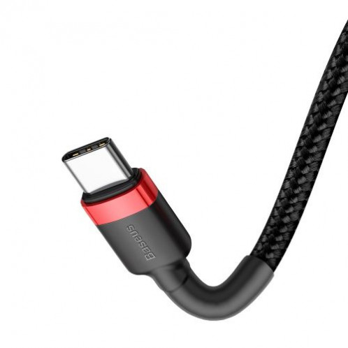 Baseus Type-C Type-C cable Cafule PD2.0 60W Flash charging (20V 3A) 1m Red/Black (CATKLF-G91) DA207856-014