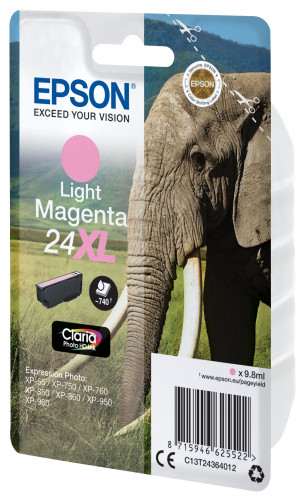 Epson XL light magenta Claria Photo HD T 2436 267885-05