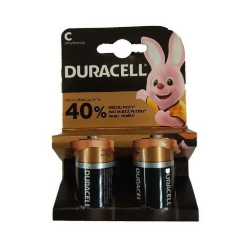 DURACELL Battery (LR14) C Alkaline Basic (2 batteries / blister) 1.5V DU210865-01