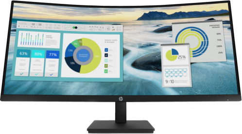 HP P34hc G4 34 pouces WQHD USB-C Curved Monitor (3440x1440)/TI/HDMI/DP/VESA X32342133W2695-02