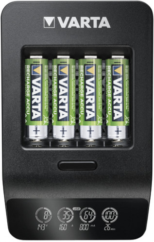 Varta LCD Smart Chargeur + incl. 4 batteries 2100 mAh AA 529993-05