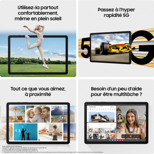 Samsung X210 Galaxy Tab A9+ Wifi (11'' 128 Go, 8 Go RAM) Argent X210-8/128_SIL-08