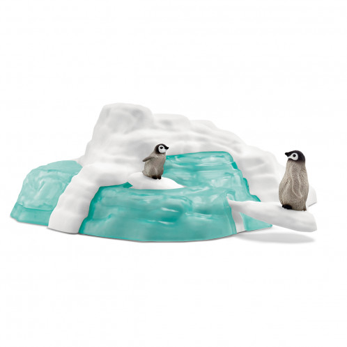 Schleich Animaux sauvages 42661 Famille pingouin sur banquise 876108-010