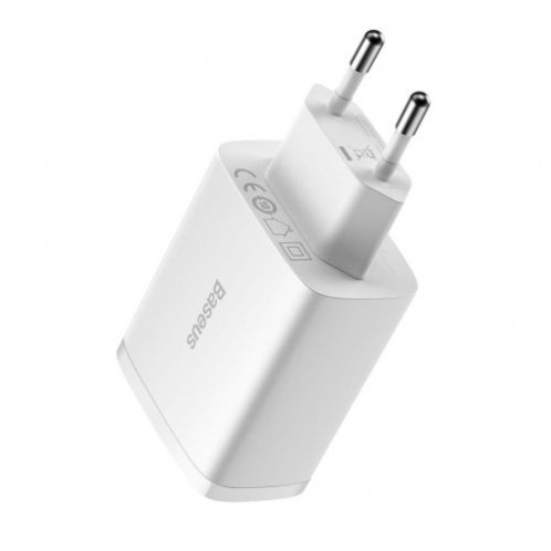 Baseus Travel Charger Compact wall Charger U+U+U, 17W EU White (CCXJ020102) DA521387-07