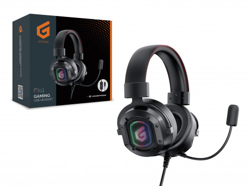 Conceptronic ATHAN02B Ecouteurs gaming canal 7.1 883444-04