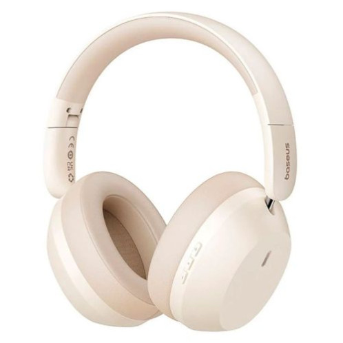Baseus Earphone Bluetooth Bass 35 Max Wireless Headphones BT 5.3, White EU (A00070800221-00) DA1719569-02