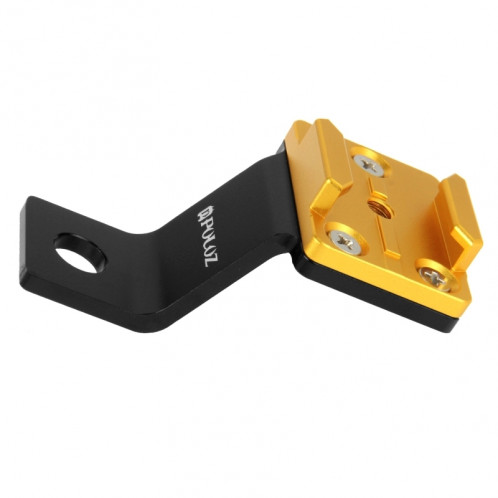 Support de support de moto métallique fixe PULUZ pour GoPro HERO5 / 4/3 + / 3/2/1 (Gold) SS171J0-07