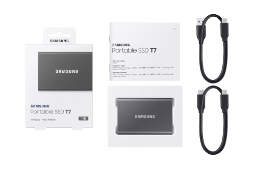 Samsung portable SSD T7 1TB USB 3.2 Gen 2 (USB-C) 676447-013