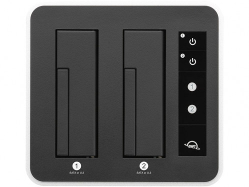 Dock USB-C/USB-A pour 2 disques SATA ou U.2 NVMe 3,5"/2,5" OWC Drive Dock U.2 ACDOWC0060-04