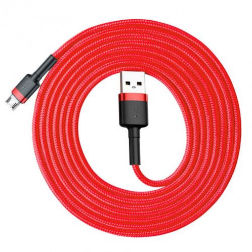 Baseus Micro USB Cafule Cable 1.5A 2m Red + Red (CAMKLF-C09) DA231790-09