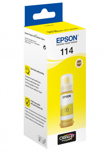 Epson EcoTank jaune T 114 70 ml T 07B4 631311-04