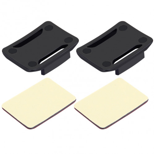 PULUZ 2 Supports de surface courbes + 2 autocollants adhésifs pour GoPro HERO5 / 4/3 + / 3/2/1 SPPU111-06