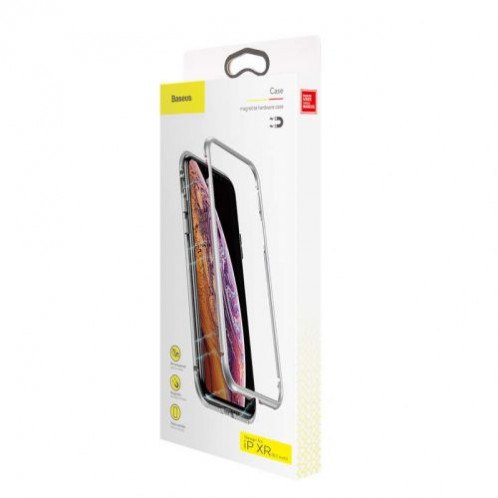 Baseus iPhone Xr case Magnetite hardware Silver (WIAPIPH61-CS0S) DA030781-07