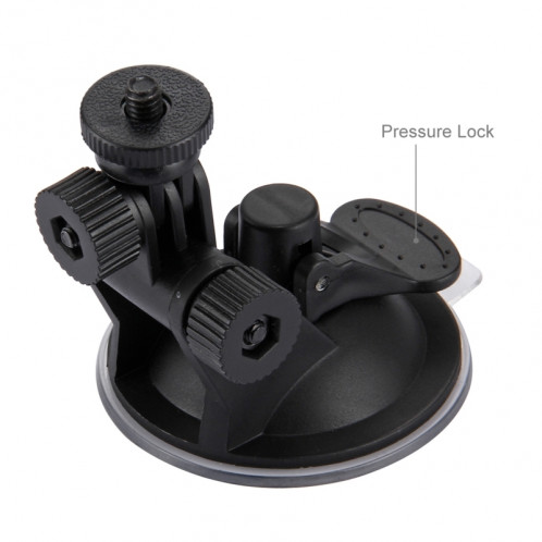 PULUZ Support de tasse d'aspiration pour voiture avec vis et trépied Adaptateur et sac de rangement pour GoPro HERO5 / 4 Session / 4/3 + / 3/2/1, Autres appareils photo sportifs SPPU515-08