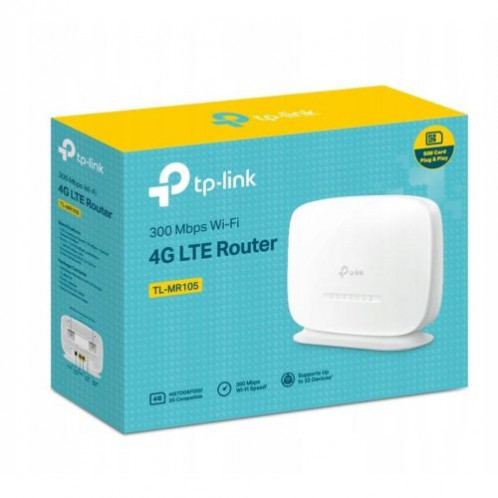 TP-LINK Router TL-MR105 N300 Wireless 802.11n/300Mbps LAN/WAN White EU DP3990550-02