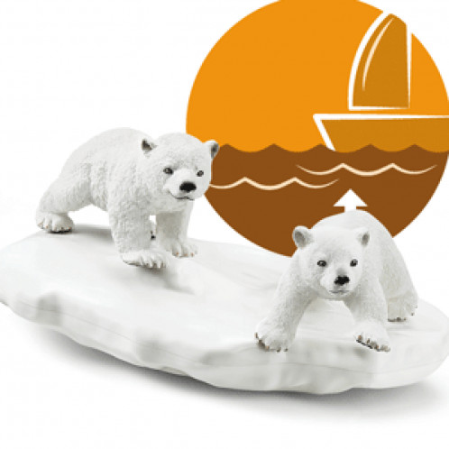 Schleich Animaux sauvages 42531 Glissade des ours polaires 607280-011