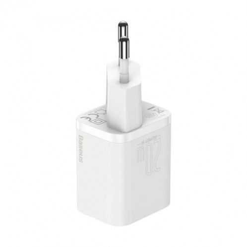 Baseus Travel Charger set Super Si 1C PD Fast charger 20W EU White (CCSUP-B02) DA628948-010