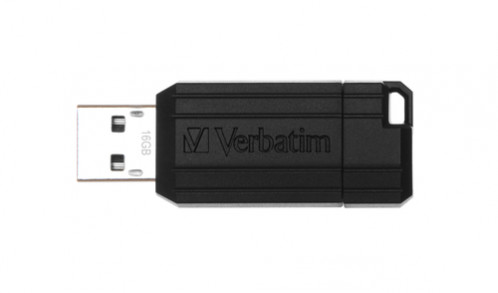 Verbatim Store n Go 16GB Pinstripe USB 2.0 noir 49063 614474-06