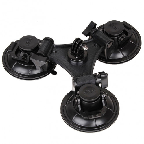 Triangle Direction Suction Cup Mount avec tournevis hexagonal pour GoPro HERO4 / 3 + / 3/2/1 (Noir) ST31448-00