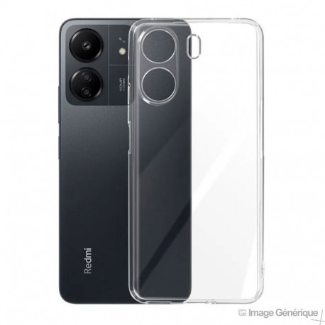 Coque Silicone Pour Xiaomi Redmi 13C (0.5 mm, Transparent) En Vrac 263095-01
