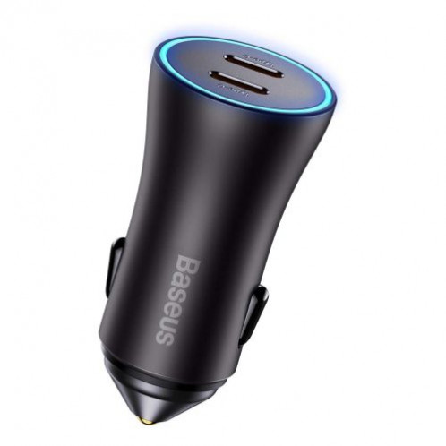 Baseus Car Charger Golden Contactor Pro fast Charger C+C 40W Gray (CGJP000013) DA828145-011