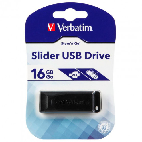 10x1 Verbatim Store n Go Slider 16GB USB 2.0 305384-06