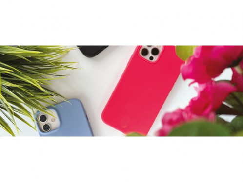 Coque pour iPhone 14 Pro en plastique recyclé aiino Eco Case Rouge IPHAII0013-03