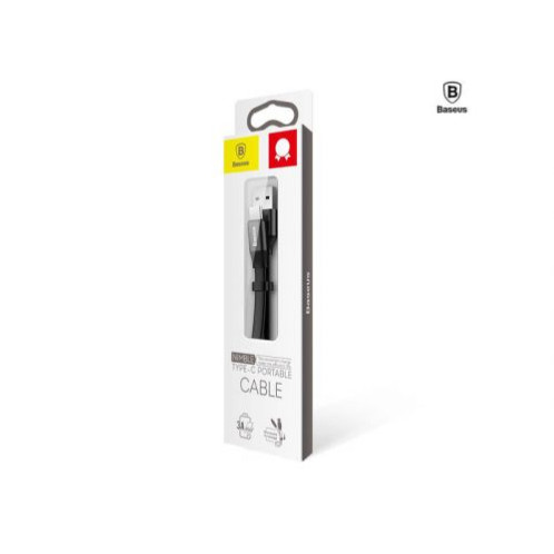 Baseus Type-C Nimble Cable Portable, 2A, 0.23m, Black (CATMBJ-01) DA190471-03