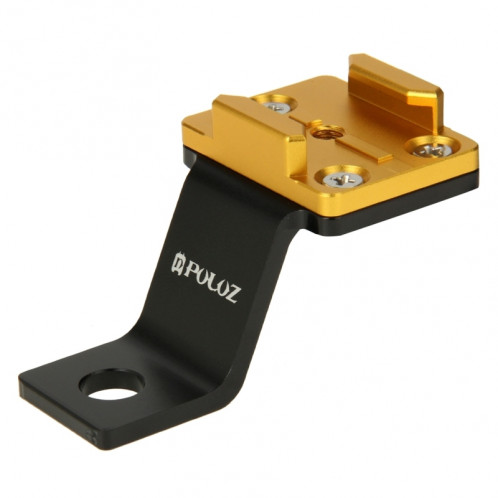 Support de support de moto métallique fixe PULUZ pour GoPro HERO5 / 4/3 + / 3/2/1 (Gold) SS171J0-07