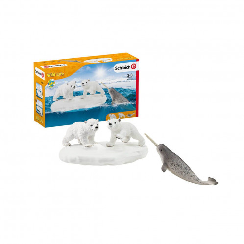 Schleich Animaux sauvages 42531 Glissade des ours polaires 607280-011