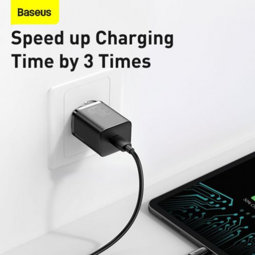 Baseus Travel Charger Super Si 1C Quick Charger PD 30W EU Black (CCSUP-J01) DA899993-018