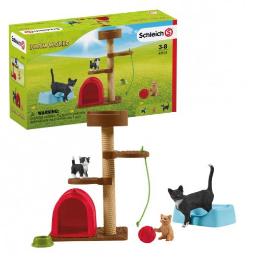 Schleich Vie à la ferme 42501 Jeux pour chats adorables 488287-011