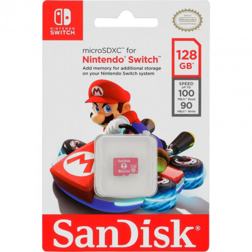 SanDisk MicroSDXC UHS-I 128GB Nintendo Switch 721933-03